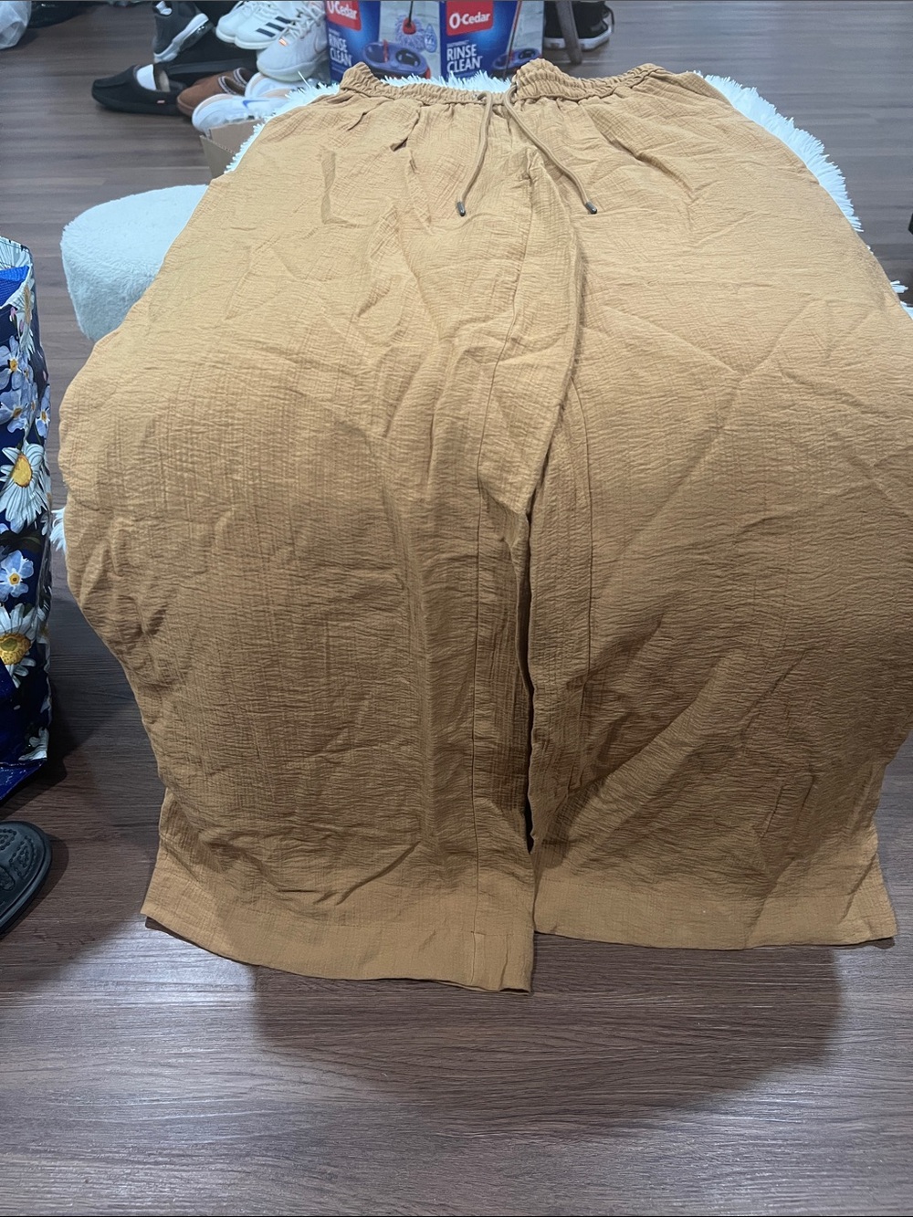 a new day Olive-Tan Elastic Waist Pants